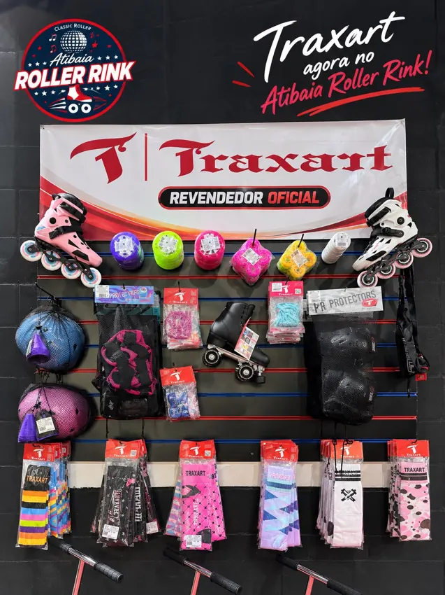 Loja de patins e equipamentos de proteção